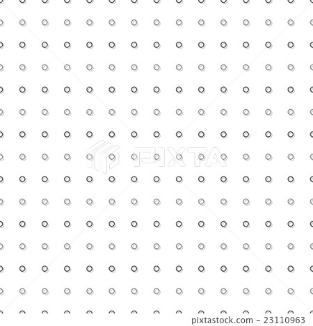 Gray Black Tiny Circle Abstract White Background 23110963