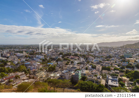 Port Louis Panoramic capital of Mauritius by day Port Louis Panoramic capital of Mauritius by day 23111544