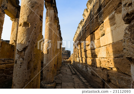 Ruins of ancient city of Hierapolis, Pamukkale 23112093