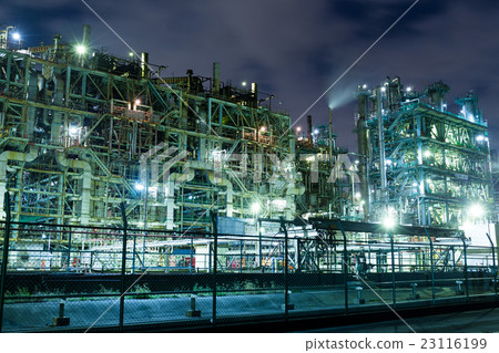 Industry complex at night Industry complex at night 23116199