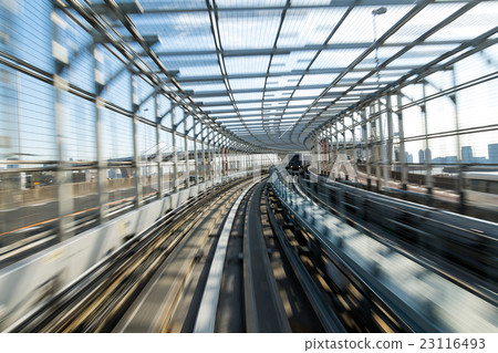 Motion of Japanese mono rail Motion of Japanese mono rail 23116493