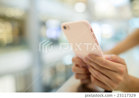 Woman use of smart phone Woman use of smart phone 23117329