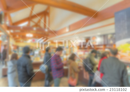 Abstract blur restaurant background 23118102