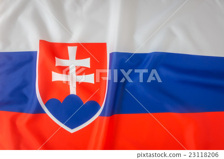 Flags of Slovakia . 23118206