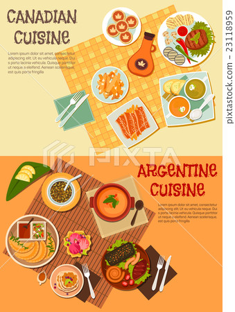 Canadian and argentine dishes for picnic icon Canadian and argentine dishes for picnic icon 23118959