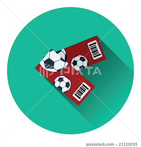 Two football tickets icon Two football tickets icon 23120295