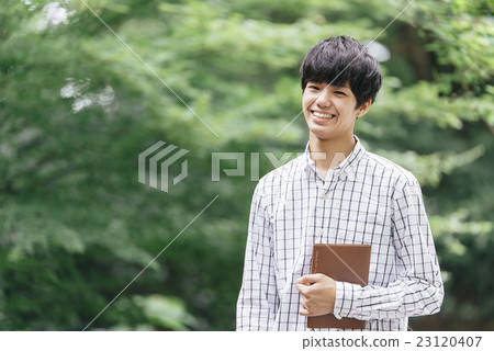 男性自然綠色 23120407