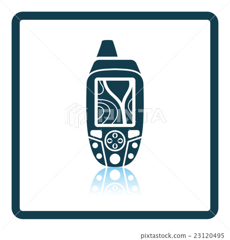 Portable GPS device icon - Stock Illustration [23120495] - PIXTA