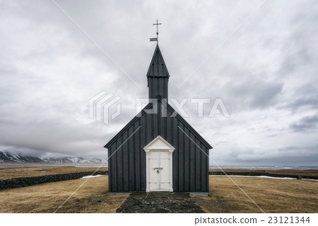 Church in Budir on Snaefellsnes peninsula, Iceland 23121344