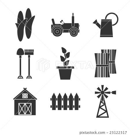 Farming icons set Farming icons set 23122317