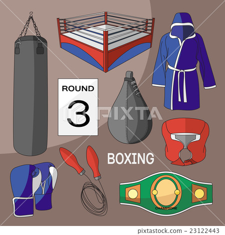 Boxing vector design elements. - Stock Illustration [23122443] - PIXTA