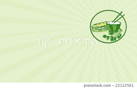 Business card Banh Mi Rice Bowl Coriander Circle Business card Banh Mi Rice Bowl Coriander Circle 23122561