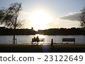 Standing men silhouette 23122649