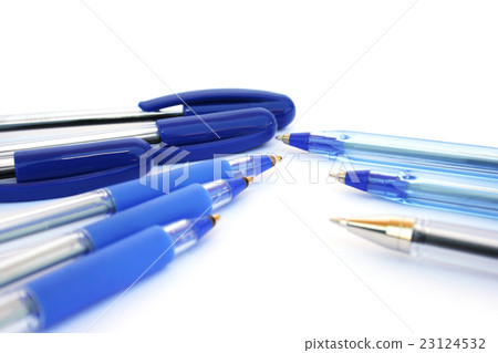 Pens on white 23124532
