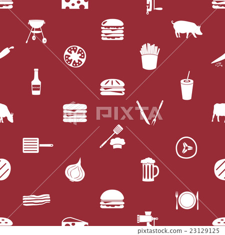 hamburger modern simple icons seamless pattern  23129125