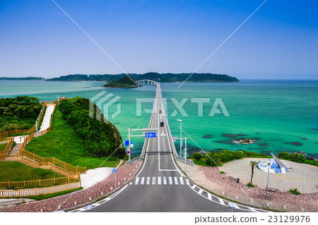 Tsunoshima Bridge in Japan 23129976