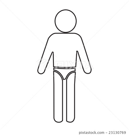 Swimming Suit People Icon Illustration design 23130769