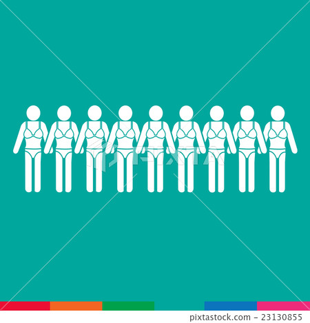 Swimming Suit People Icon Illustration design Swimming Suit People Icon Illustration design 23130855