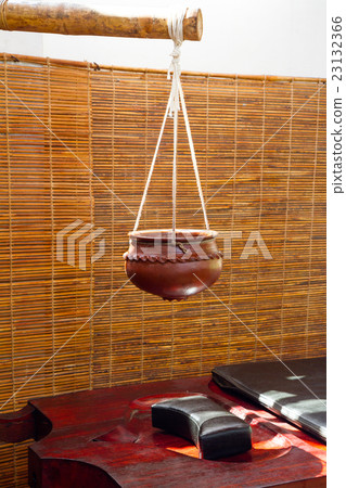 Bowl for oil, ayurvedic treatments massage table 23132366