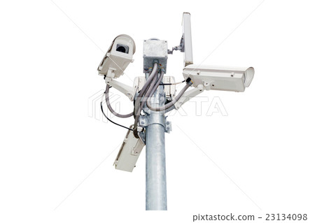 Security cameras (CCTV) or surveillance camera. Security cameras (CCTV) or surveillance camera. 23134098
