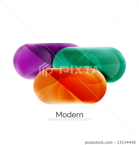 Colorful glossy glass bubbles for text Colorful glossy glass bubbles for text 23134448
