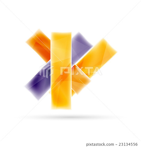 Blank colorful stripes. Business geometric style Blank colorful stripes. Business geometric style 23134556
