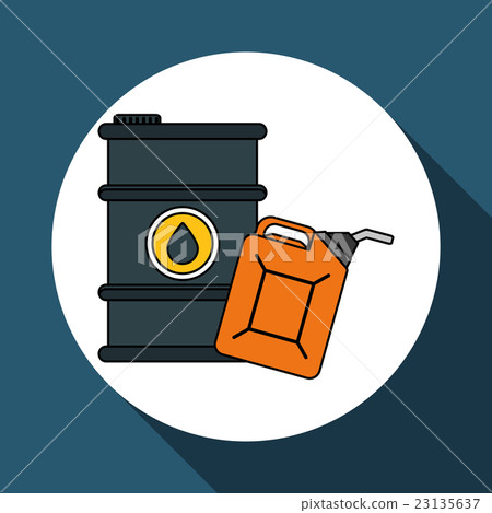 Oil barrel design , vector illustration 23135637