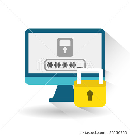 security system design , vector illustration security system design , vector illustration 23136733