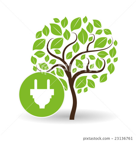 eco plug design , vector illustration eco plug design , vector illustration 23136761
