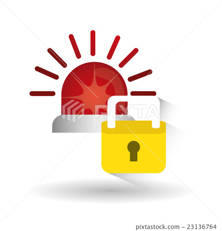 security system design , vector illustration 23136764