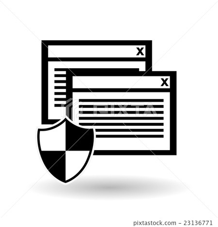 security system design , vector illustration security system design , vector illustration 23136771