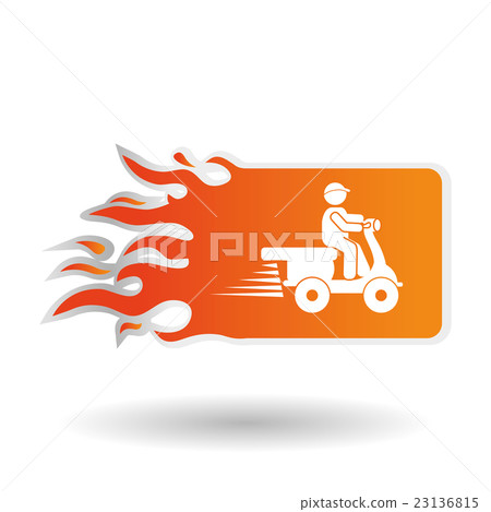 delivery motorcycle design , vector illustration delivery motorcycle design , vector illustration 23136815