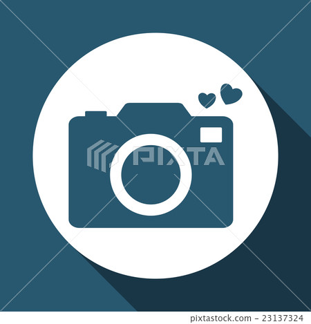 camera icon design , vector illustration-插圖素材 [23137324] - PIXTA圖庫