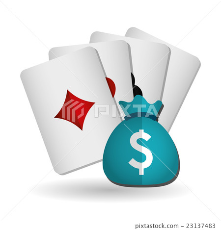 casino  cards design , vector illustration 23137483