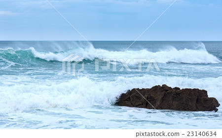 Beach Azkorri or Gorrondatxe view. Beach Azkorri or Gorrondatxe view. 23140634