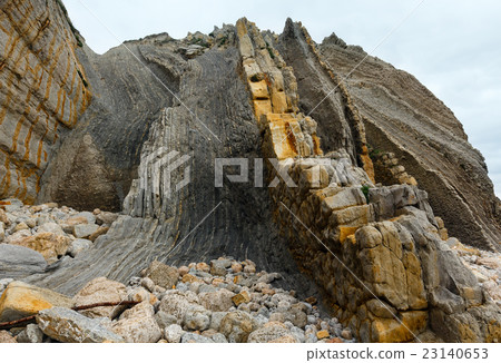 Rock on Portio Beach. Rock on Portio Beach. 23140653
