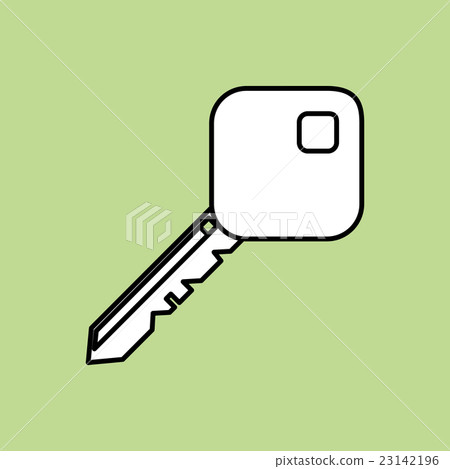 Security system icon over white background 23142196
