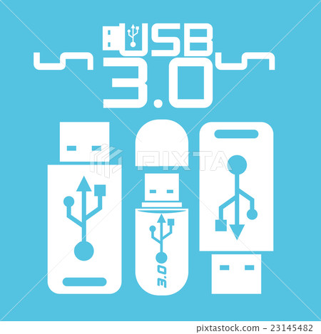 Usb icon design 23145482