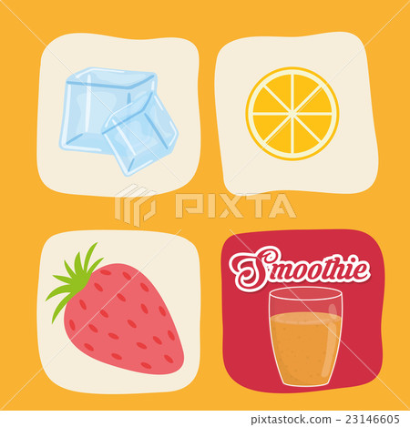 Smoothie icons design 23146605