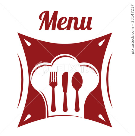 Menu and restaurant icons design 23147217