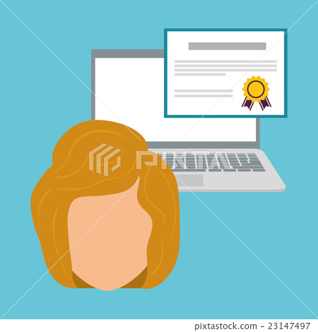 woman and social media graphic design , vector woman and social media graphic design , vector 23147497