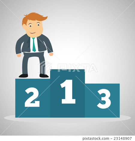 Flat illustration about success design Flat illustration about success design 23148907