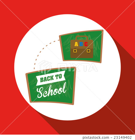 Flat illustration of Back to School design Flat illustration of Back to School design 23149402