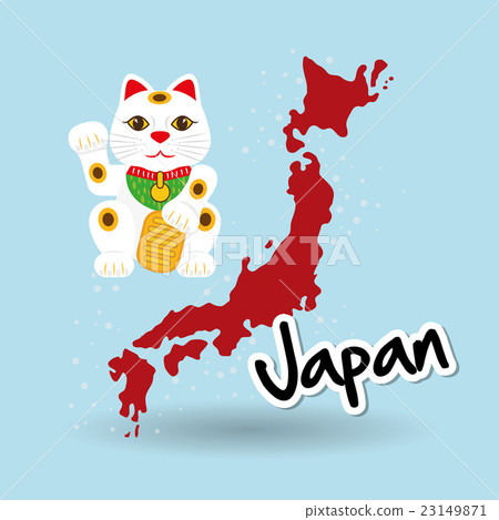 Flat illustration of japan design 23149871
