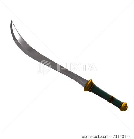 isolated sabre weapon 3d illustration isolated sabre weapon 3d illustration 23150164
