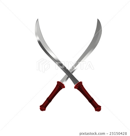 isolated sabre weapon 3d illustration isolated sabre weapon 3d illustration 23150428
