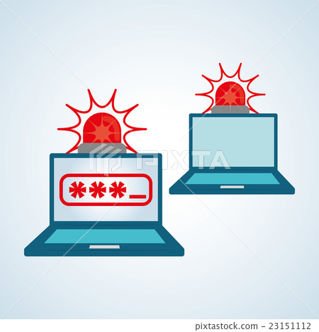 Security system design, warning concept Security system design, warning concept 23151112