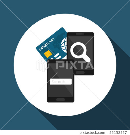 Smartphone design, contact and technology concept - Stock Illustration ...