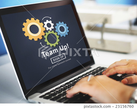 Team Up Teamwork Collaboration Togetherness Concept Team Up Teamwork Collaboration Togetherness Concept 23156760