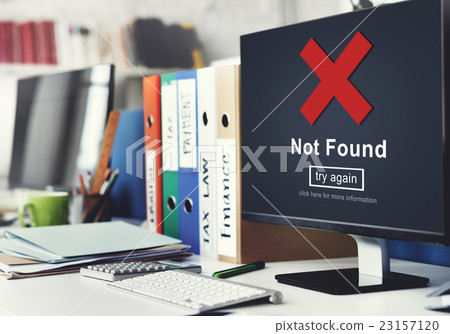 Not Found Error Data Internet Online Technology Concept 23157120